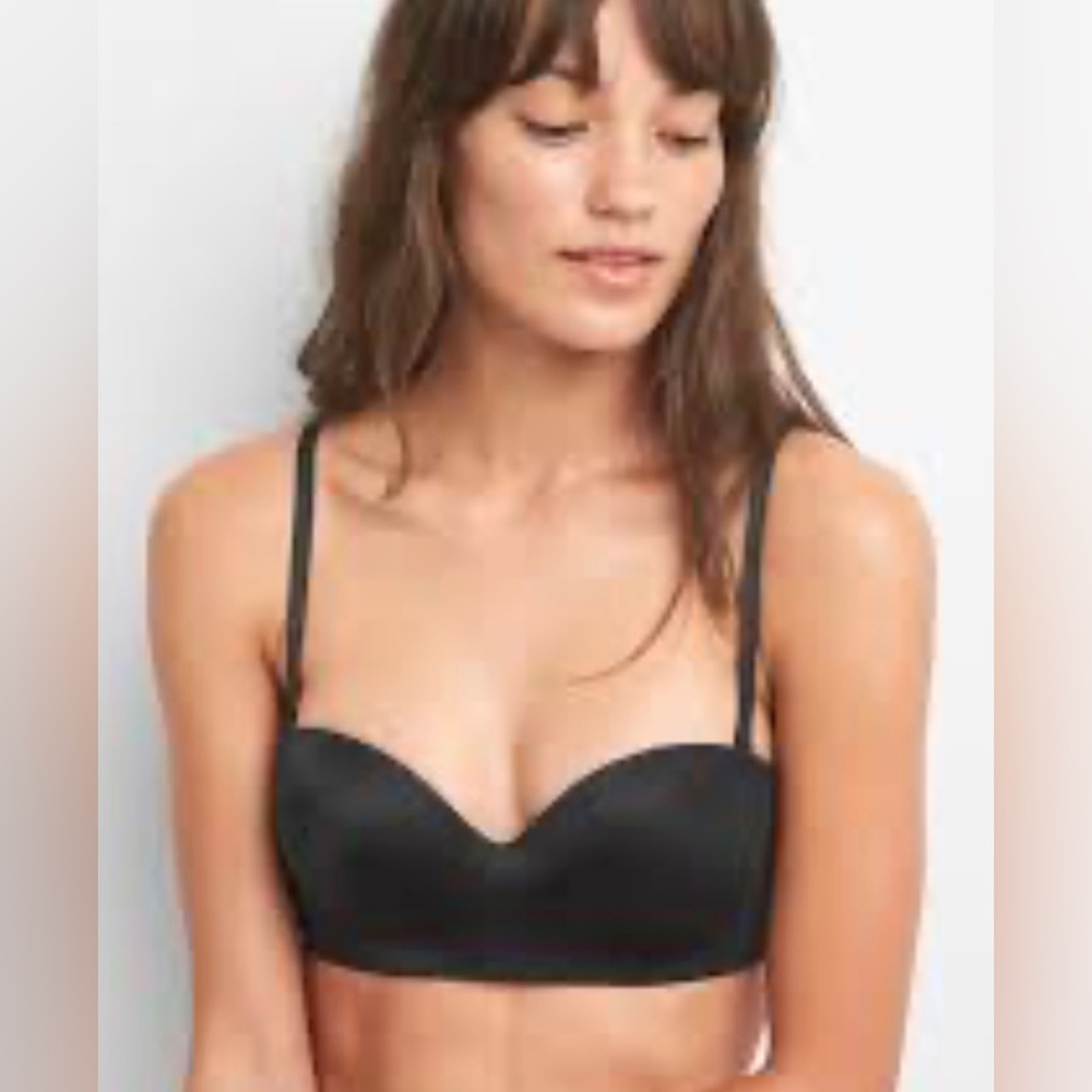 Love by GAP EVERYDAY SMOOTH MULTI-WAY STRAPLESS CONVERTIBLE BRA - Black -NWT